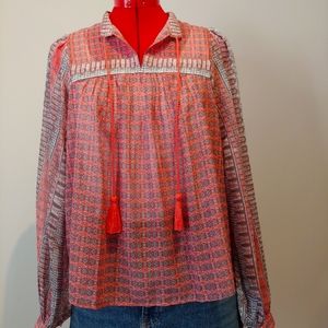 NWOT Lucky Brand Peasant Top